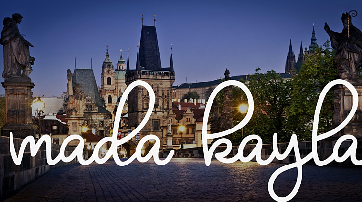 mada kayla Font