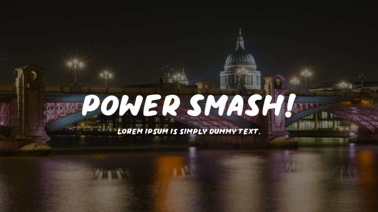 Power Smash Font