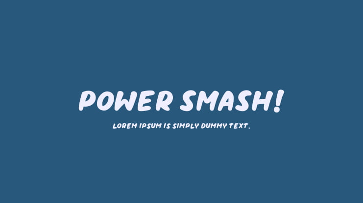 Power Smash Font