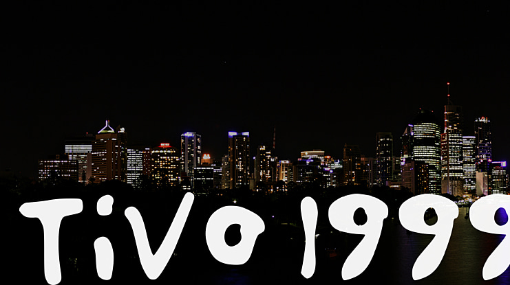 Tivo 1999 Font