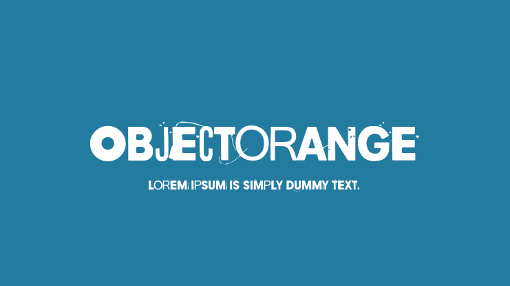 Objectorange Font