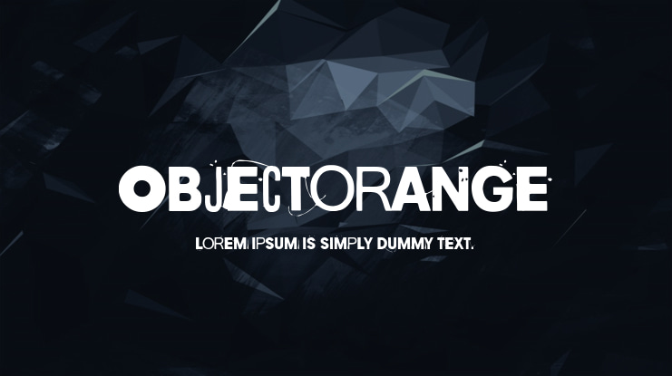 Objectorange Font