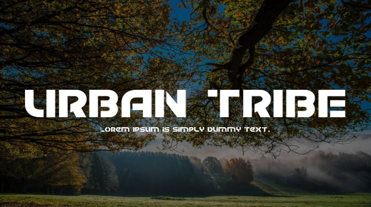 URBAN TRIBE Font Family