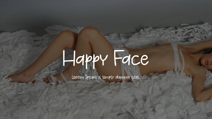 Happy Face Font