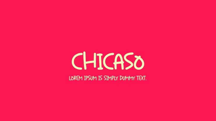 Chicaso Font