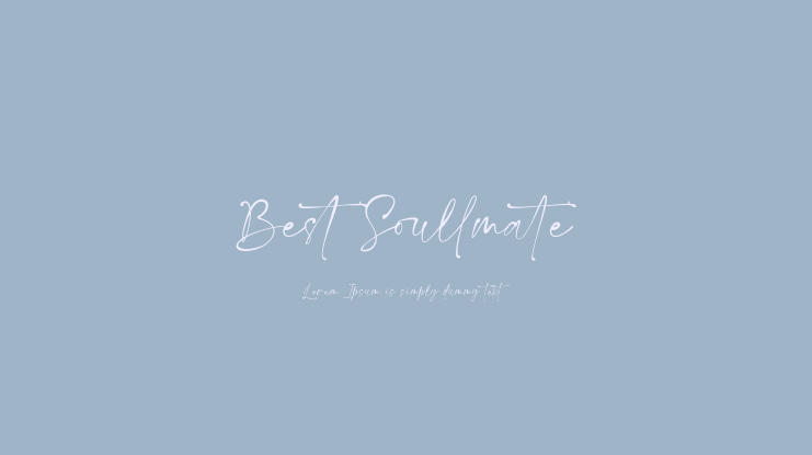 Best Soullmate Font