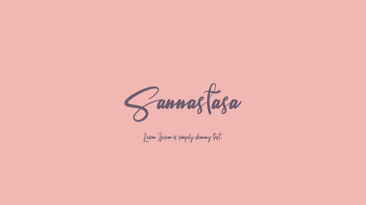 Sannastasa Font