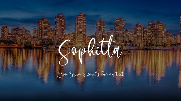 Sophitta Font Family