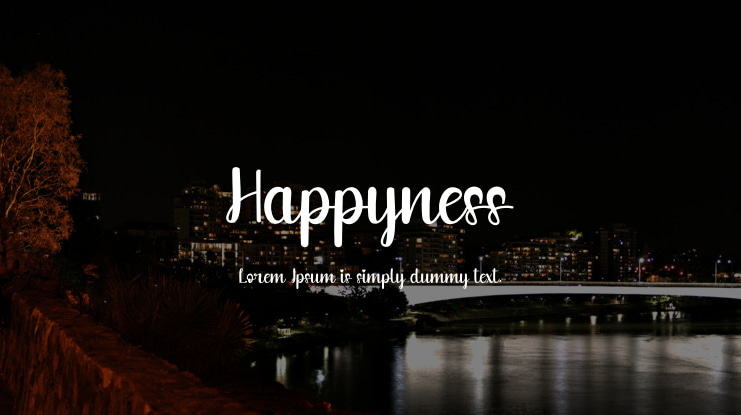 Happyness Font