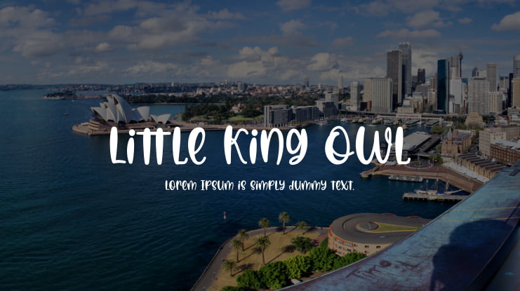 Little King Owl Font