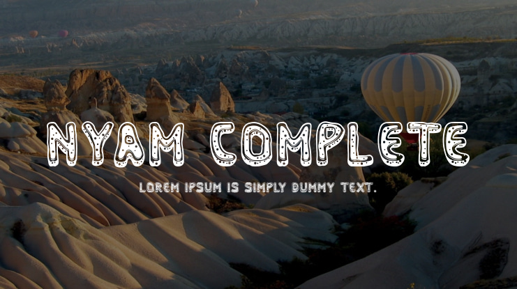 Nyam Complete Font