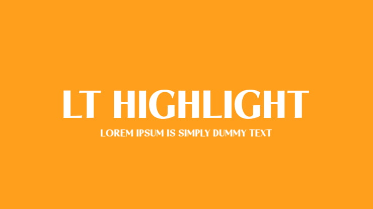 LT Highlight Font