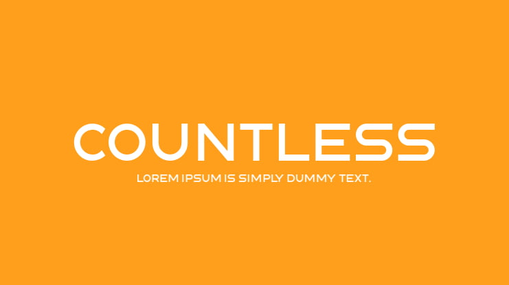 Countless Font