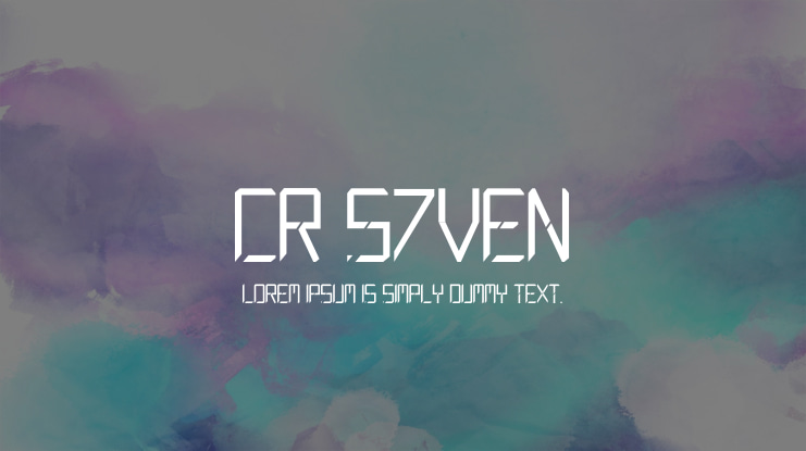 CR S7VEN Font