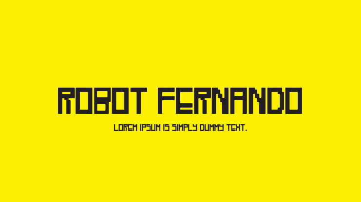 Robot Fernando Font