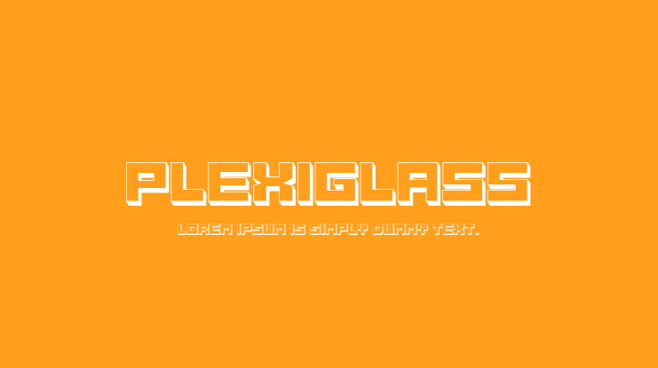Plexiglass Font