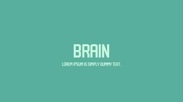 Brain Font