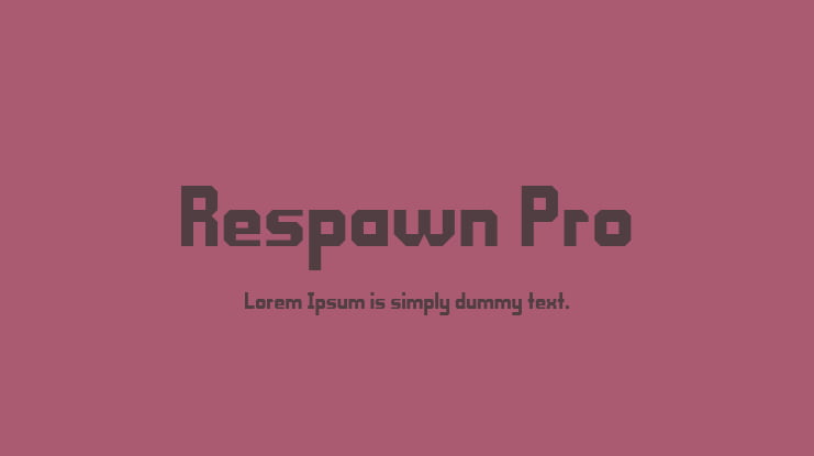 Respawn Pro Font
