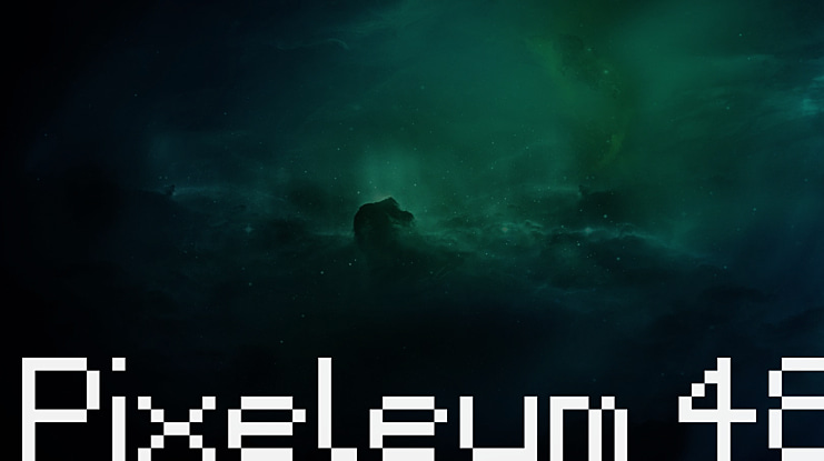 Pixeleum 48 Font