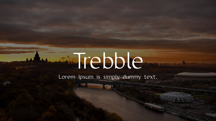 Trebble Font