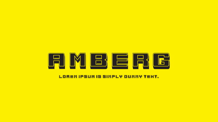 Amberg Font
