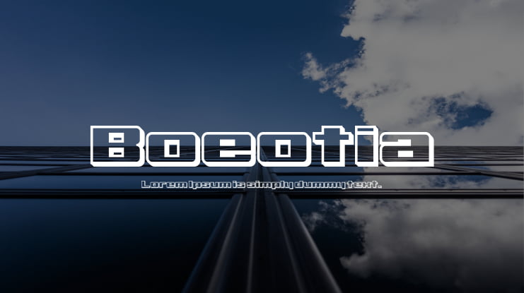 Boeotia Font