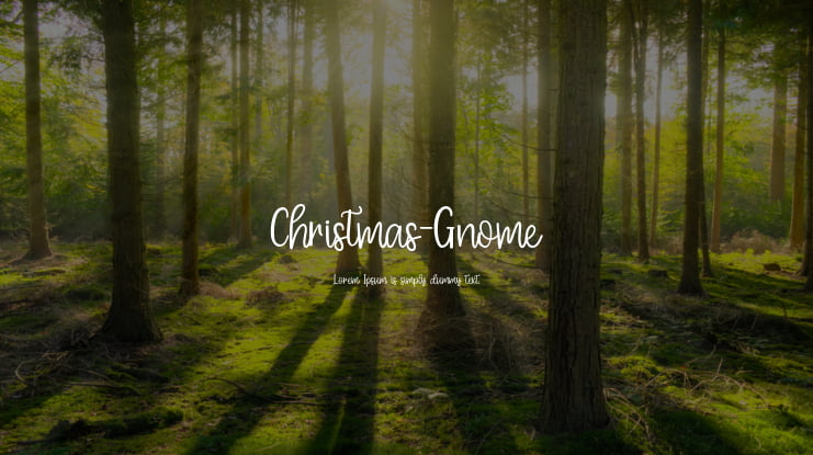 Christmas-Gnome Font