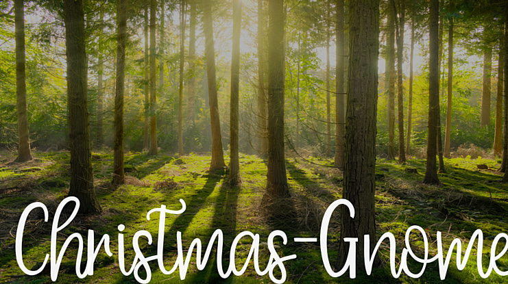 Christmas-Gnome Font