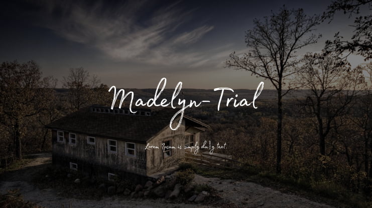 Madelyn-Trial Font Family