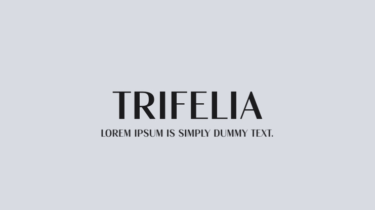 Trifelia Font