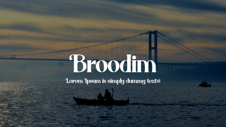 Broodim Font