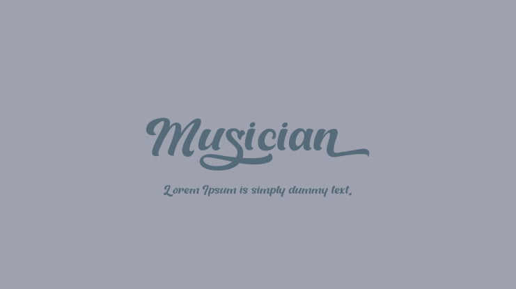 Musician Font