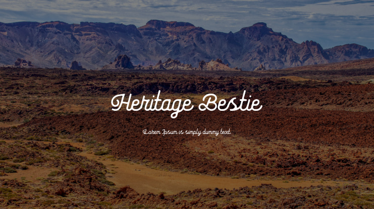 Heritage Bestie Font