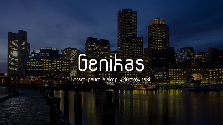 Genikas Font