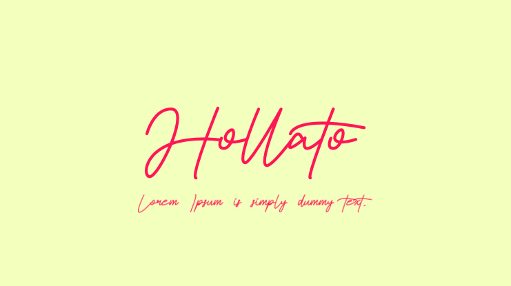 Hollato Font