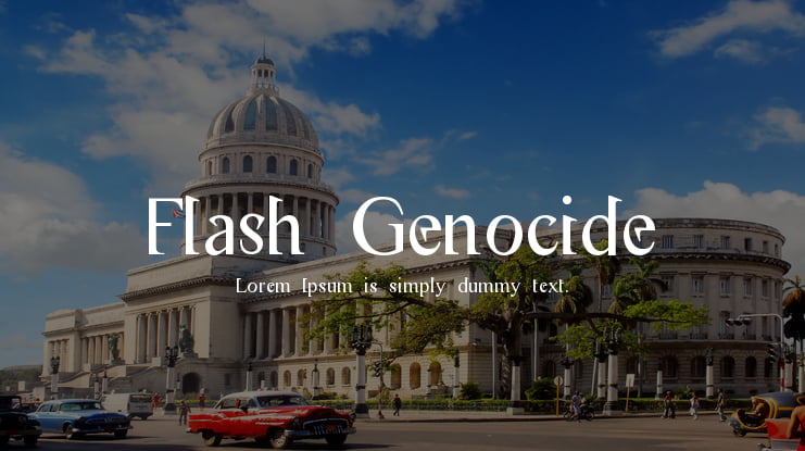 Flash Genocide Font