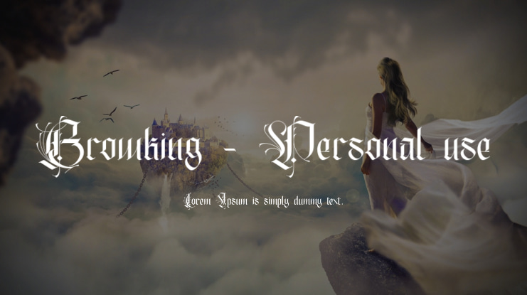 Browking - Personal use Font