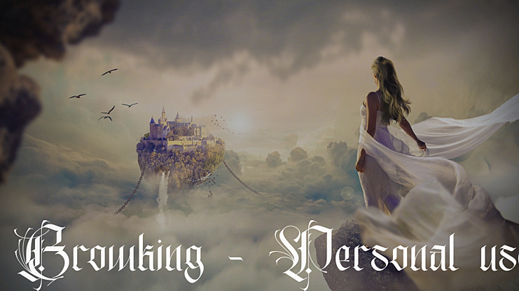 Browking - Personal use Font