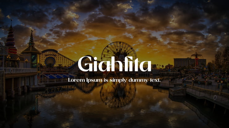 Giahfita Font