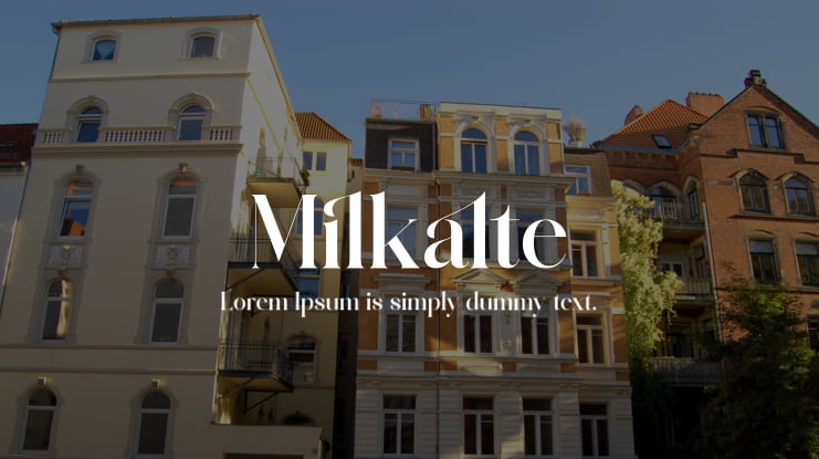 Milkalte Font