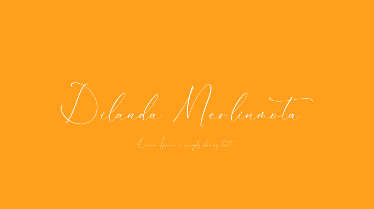 Dilanda Merlinmota Font