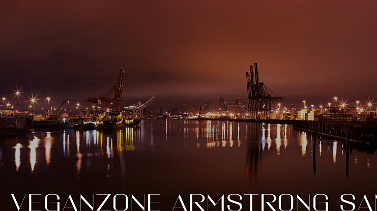 Veganzone Armstrong Sans Serif Font Family