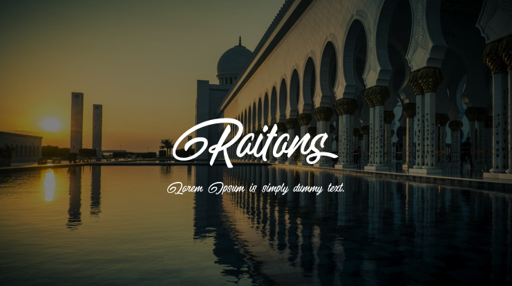 Raitons Font