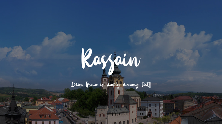 Rassain Font