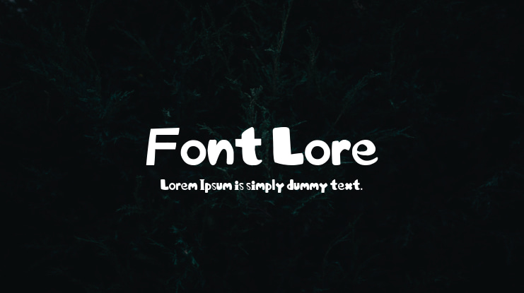 Font Lore