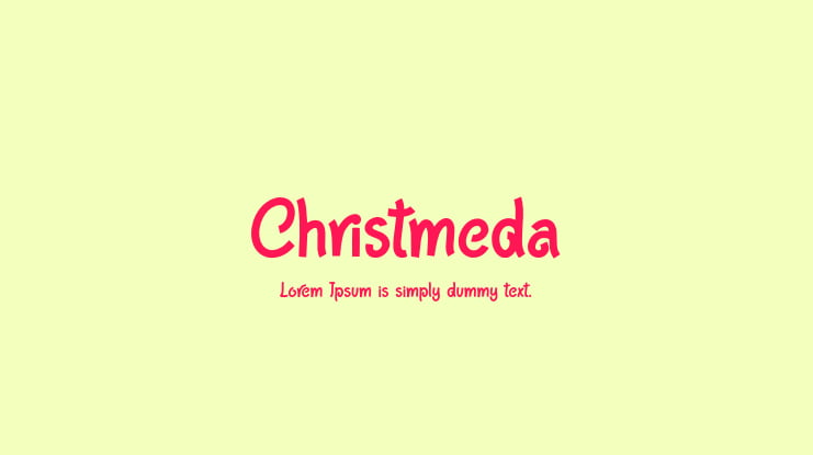 Christmeda Font