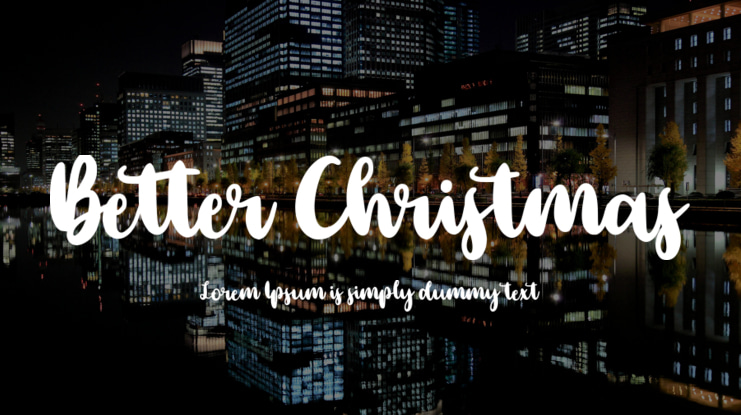 Better Christmas Font