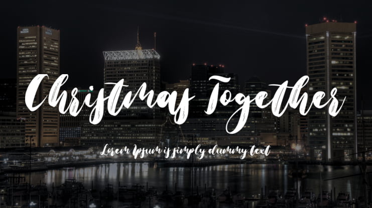 Christmas Together Font