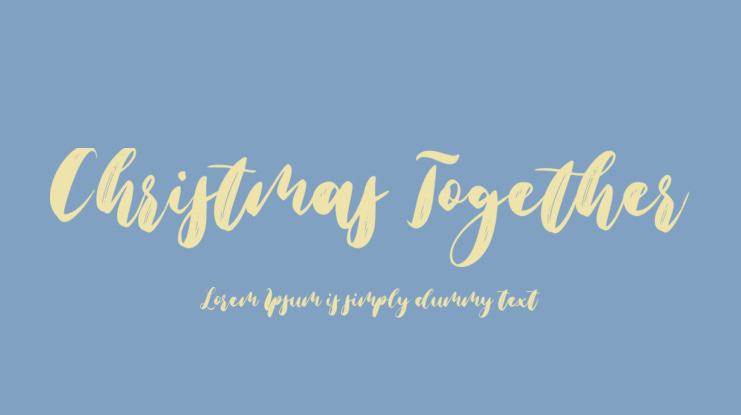 Christmas Together Font