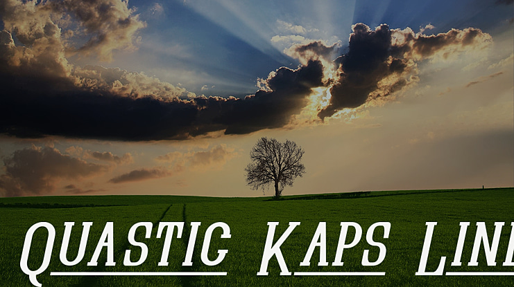 Quastic Kaps Font Family